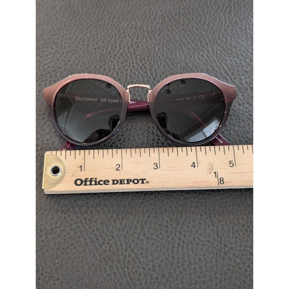 Juicy Couture JU 209 W66 Pink Glitter 50-19-140 Sunglasses FRAME ONLY With Case - Picture 10 of 16